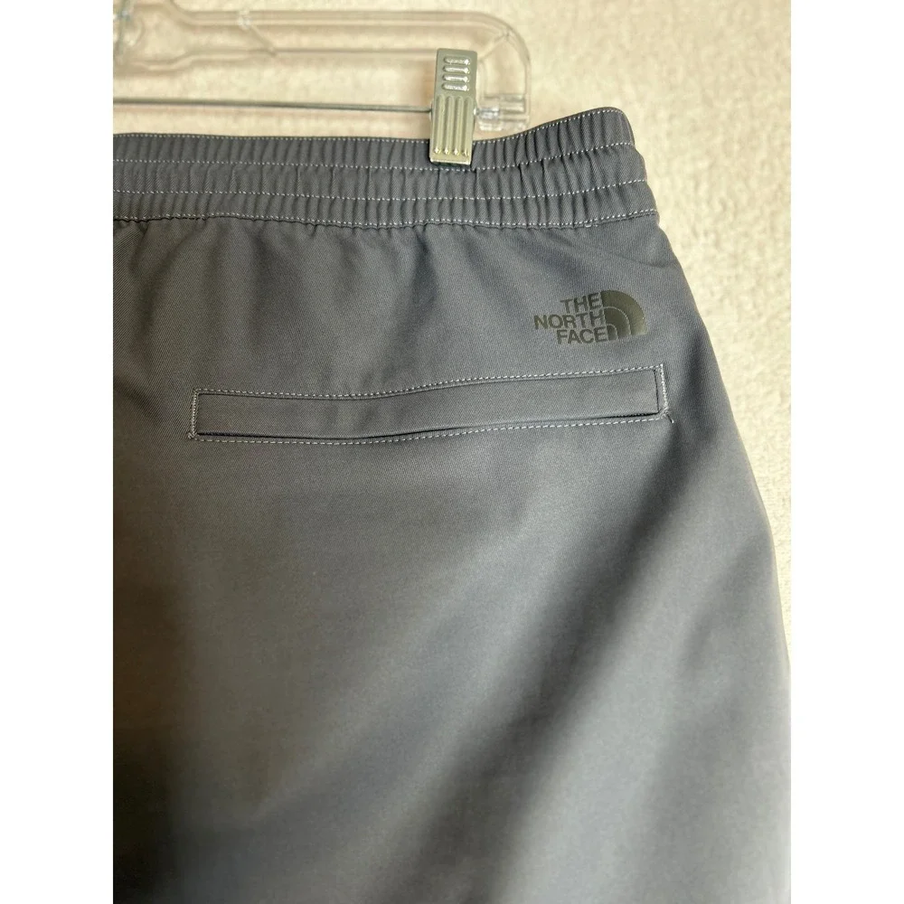 The North Face Mens Gray Technical Hiking Pants Elastic Waist Size 36 Regular